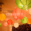 Embellish these Delicate Paper Lanterns into your room by booking CherishX's Colourful Lantern Decor.