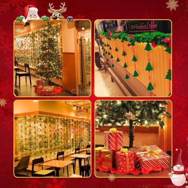 Make your showroom shine bright with our Christmas decor package