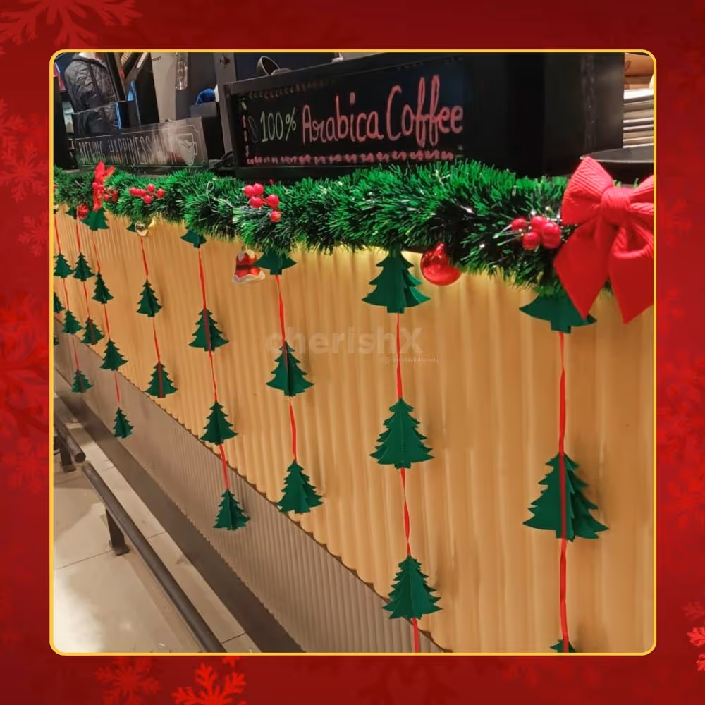 Bring festive cheer to your showroom with stunning Christmas decor