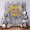 New Year Frill Decor with New Year 2025 Foil Balloon
