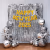 New Year Frill Decor with New Year 2025 Foil Balloon