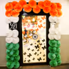 Make a statement with a stunning balloon backdrop and 'Jai Hind' centrepiece
