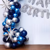 Happy Birthday In Silver Foil