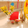Elegant marigold garlands and tassels will make your event a cheerful one.