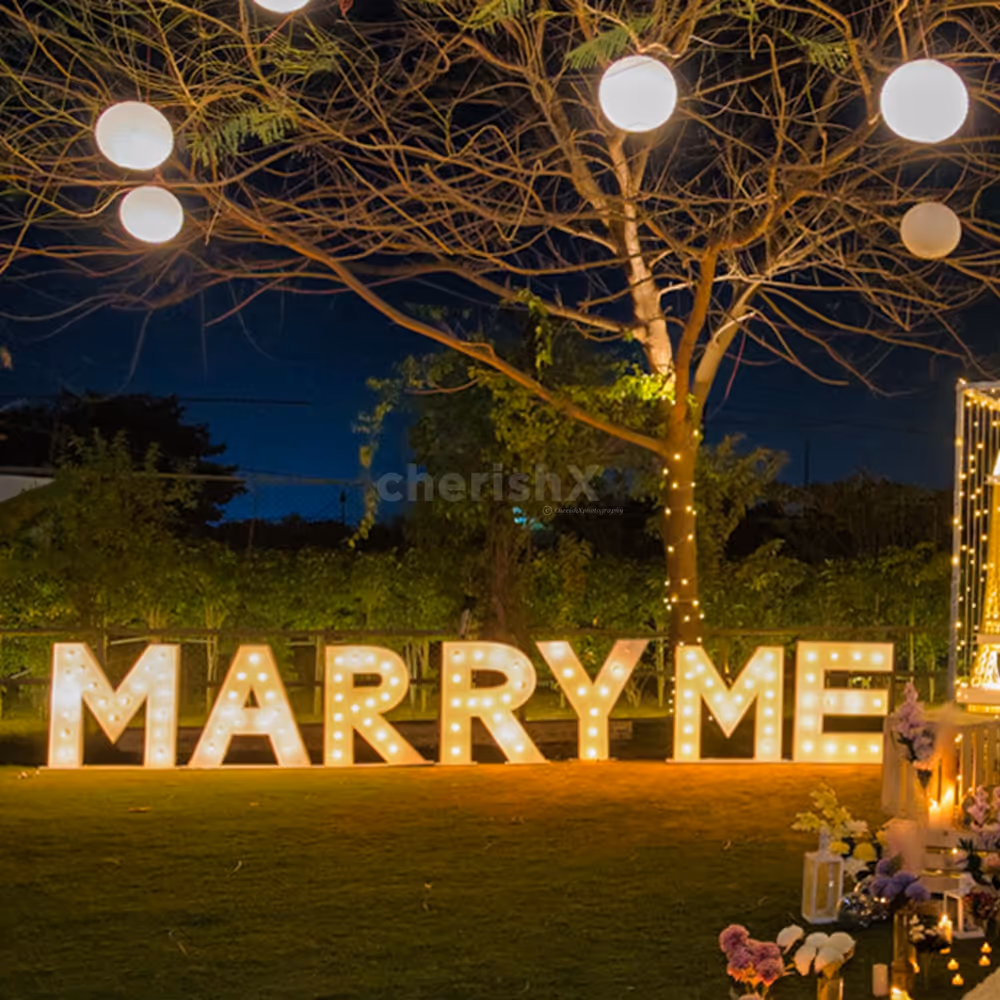 Make your love story unforgettable with the Marry Me Eiffel Tower setup