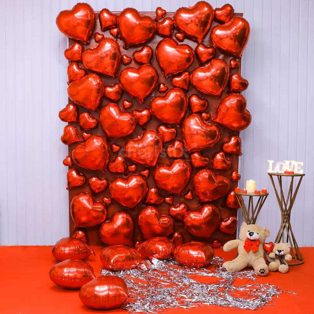 Valentine's Foil Balloon For Backdrop