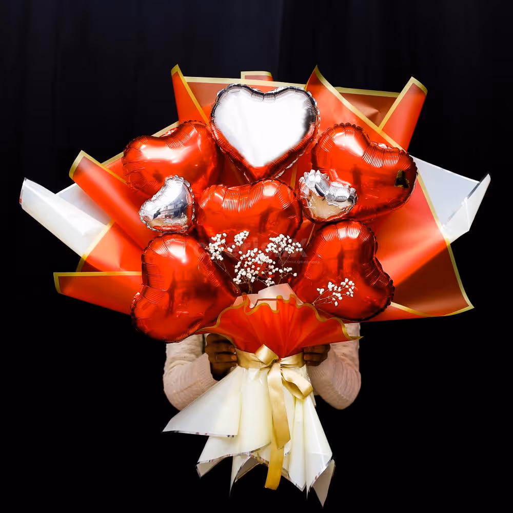 A balloon bouquet as grand as your love!