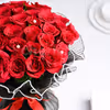 Stunning bouquet of red roses