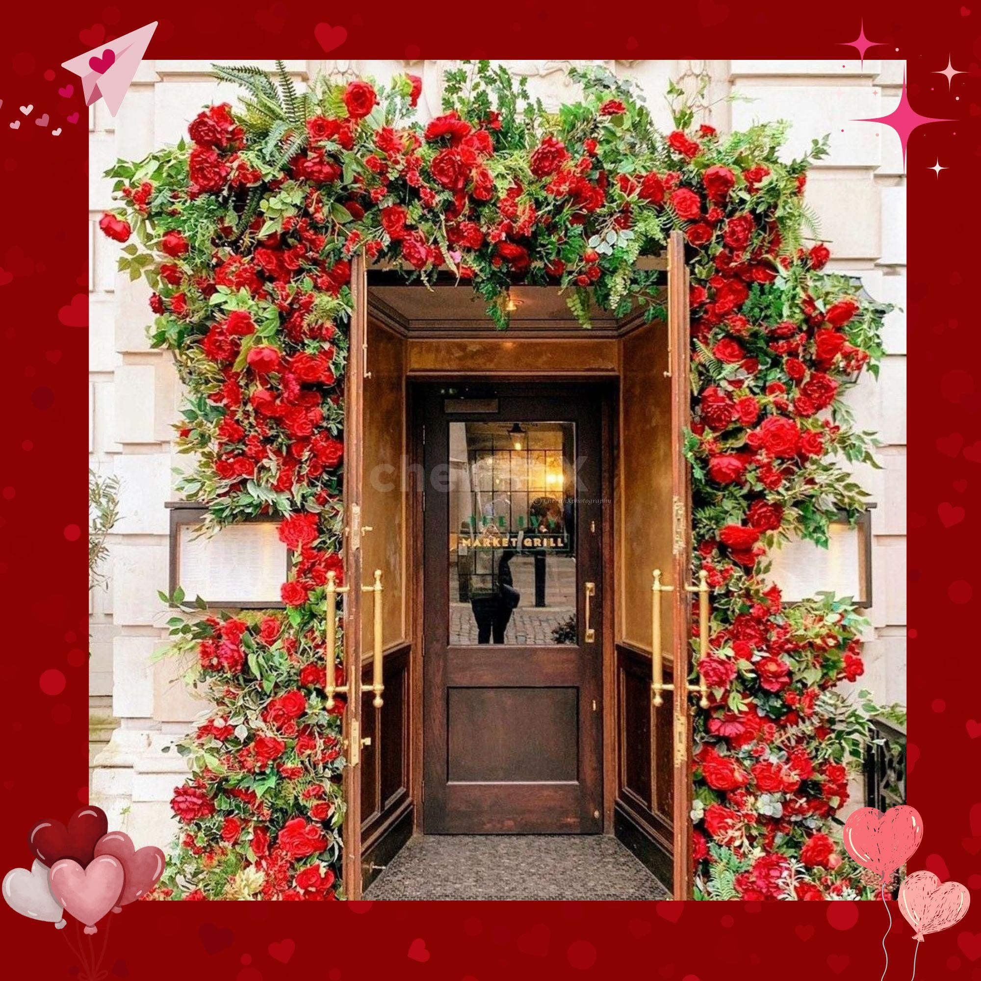 Valentine Entrance decor