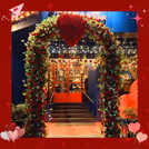 Cafe entrance decor for valentine