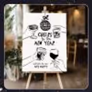 New year welcome board