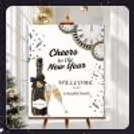 New year welcome board