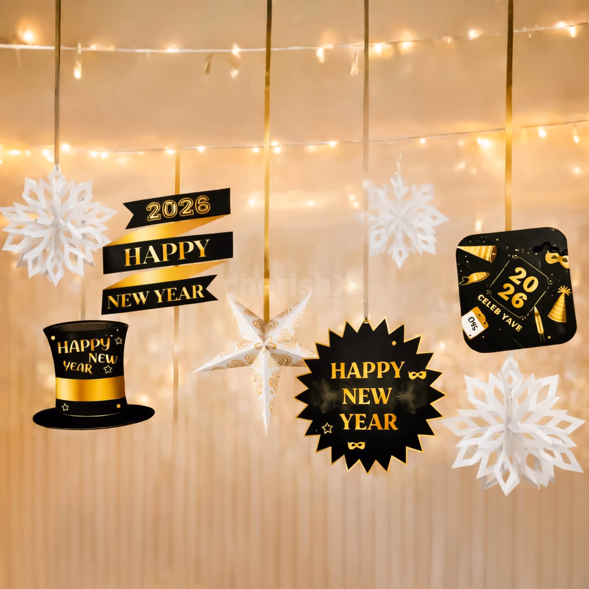 New Year Ceiling Decor