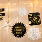 New Year Office Decor