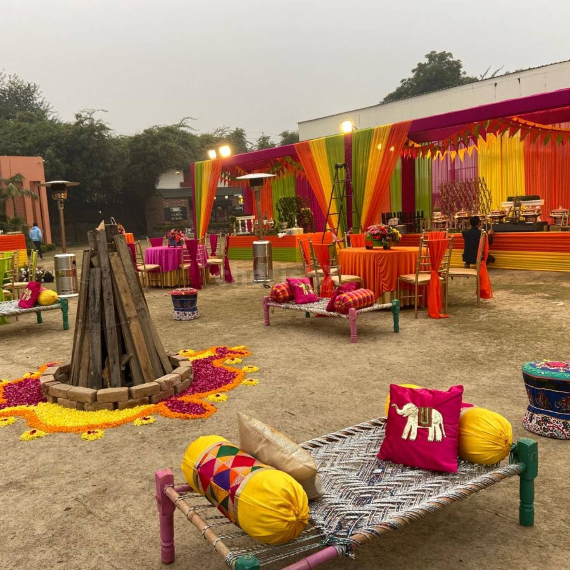 Lohri decor at delhi ncr