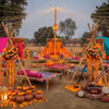 Lohri canopy and sitting arrangements