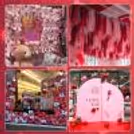 Valentine's Day decor highlights! Plush pink teddies, dreamy ribbon ceiling, romantic backdrop and photobooth in one visual story.