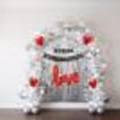 Celebrate 25th or 50th anniversary with CherishX's Elegant White and Silver Anniversary Decor!