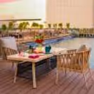 Poolside dining at ramada encore