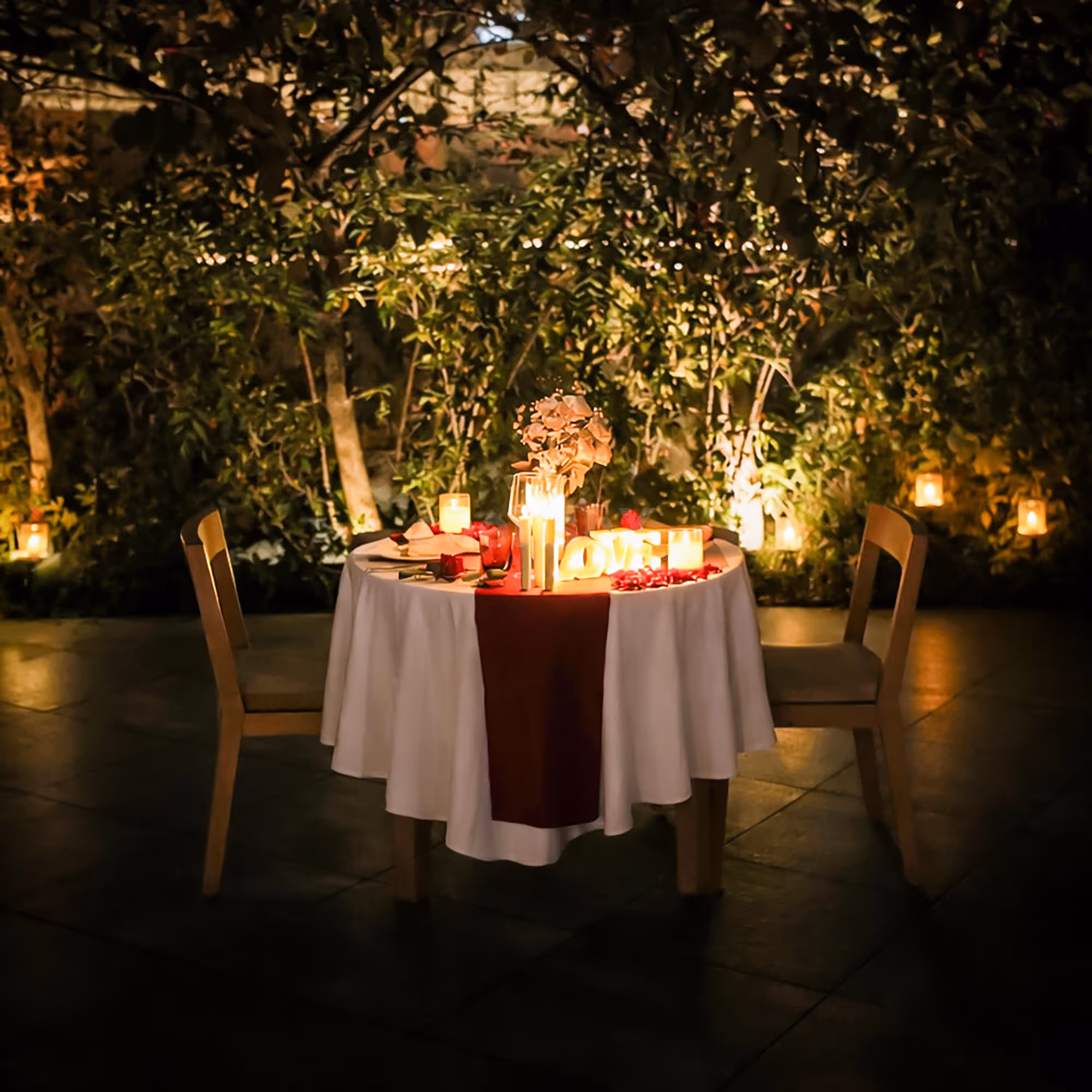 Romantic Alfresco Dining by The Westin