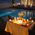 luxury rooftop dinner setup with personalised butler service