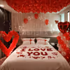 CherishX offers you this Red themed Balloon Room Decoration to have that beautiful 'us' time.