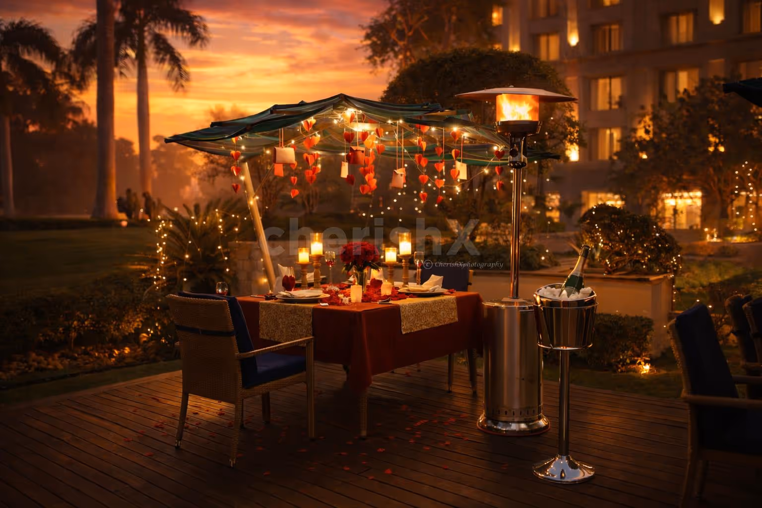An exclusive Valentine’s dining experience under the stars.