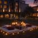 an intimate garden dining experience, curated for two