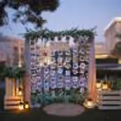 Couple polaroid image wall on stand revives the forgotten memories for the couple