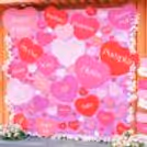 Mixed heart sun board on the flex has a sweet message/adjectives written for your significant other