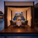 private cabana poolside candlelight dinner at conrad bengaluru