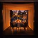 luxury candlelight dining experience by the pool at conrad hotel