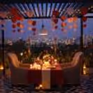 A calm and intimate cabana dining experience for couples