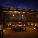 A romantic proposal dinner, on a beautiful night, in the ambience of a rooftop poolside private gazebo.