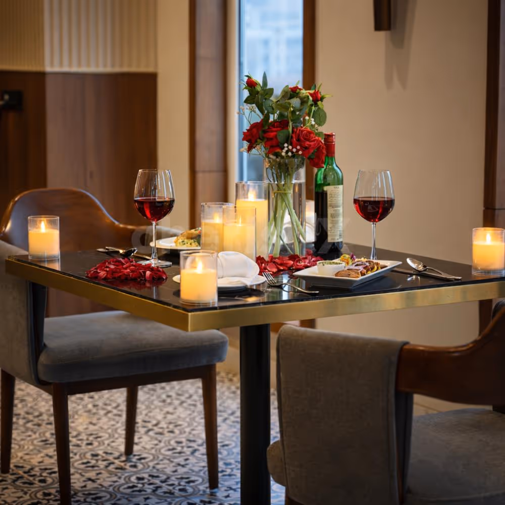 five course chef special valentine dining with personal butler service
