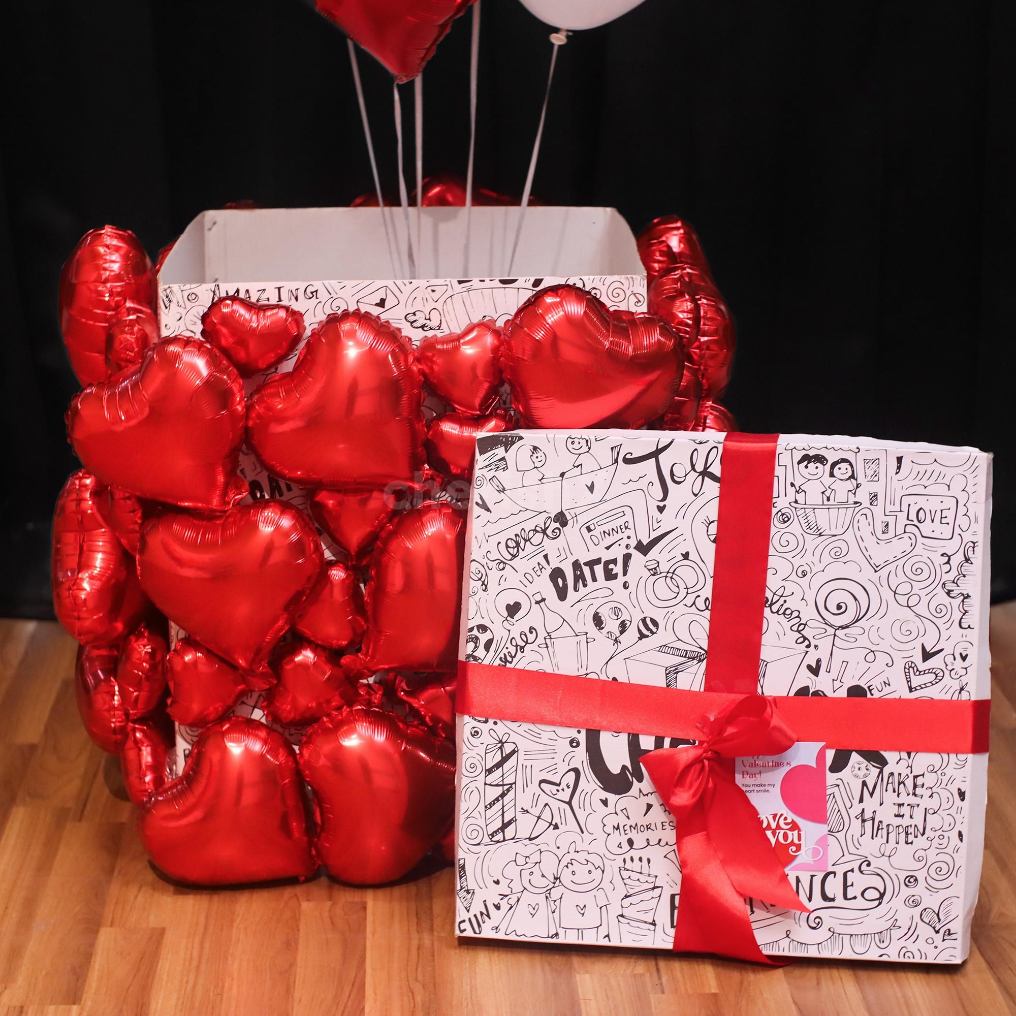 Love packed in a gift box