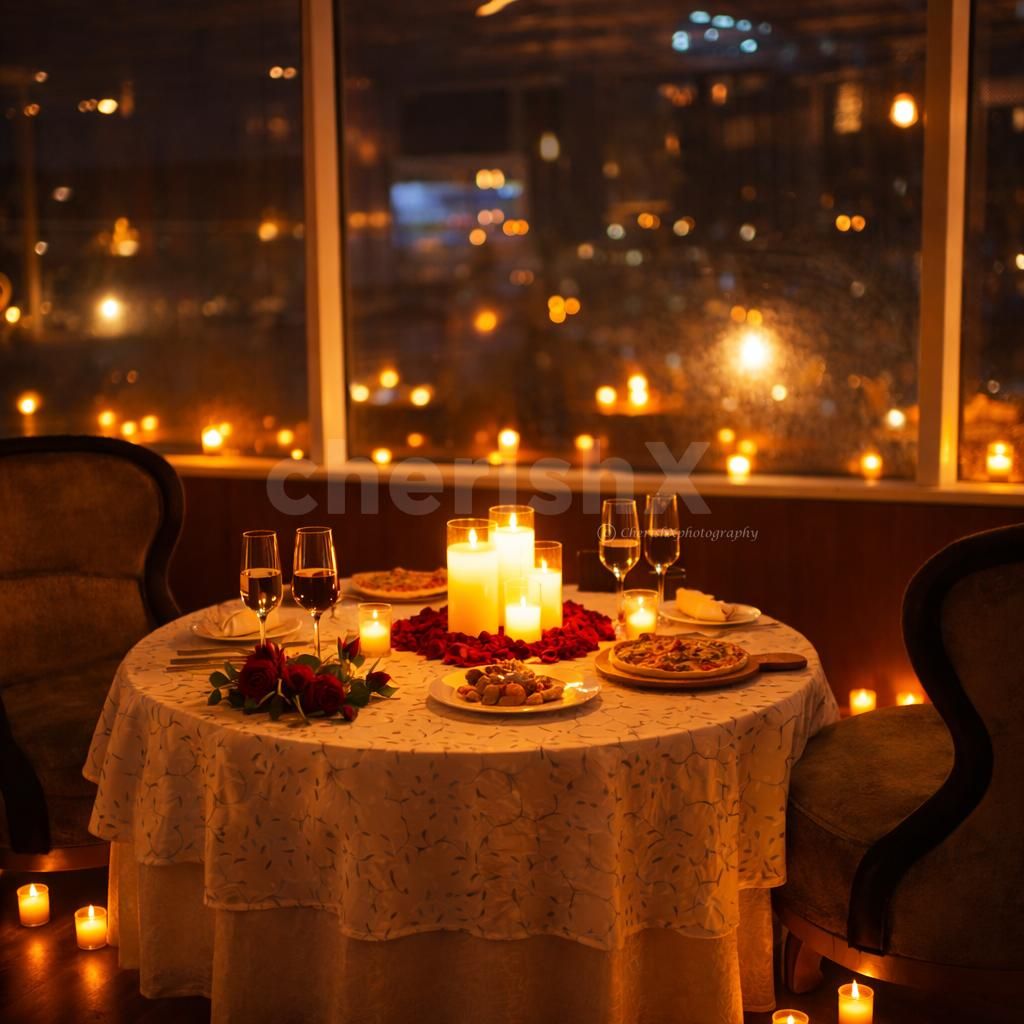 A refined 4-course dining experience in a private setting