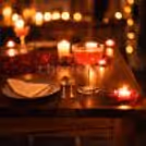 Exquisite candlelit dinner in a secluded cabana setting