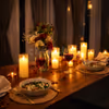 A secluded romantic dining space for couples