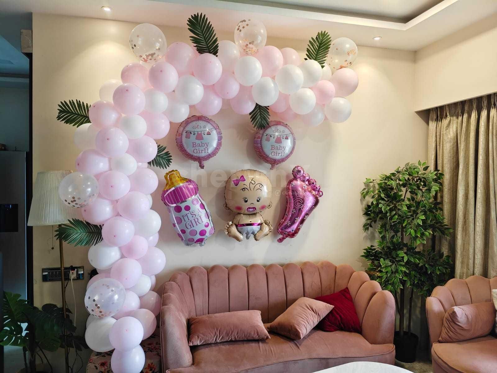 Welcome Baby Girl - Pastel Pink Decoration