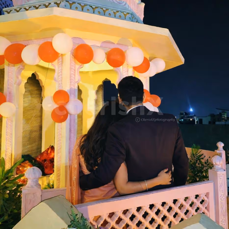 Vday Intimate Romance Under the Canopy