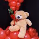 The teddy bear brings comfort, sweetness, and cute charm to the gift