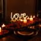 four-course meal served during candlelight dining at foresta cafe