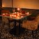 couple enjoying a quiet and intimate indoor dining experience