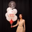 Better Half vinyl message adds a personal romantic touch to balloons