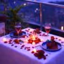 5 star luxury dining with a romantic lakeview
