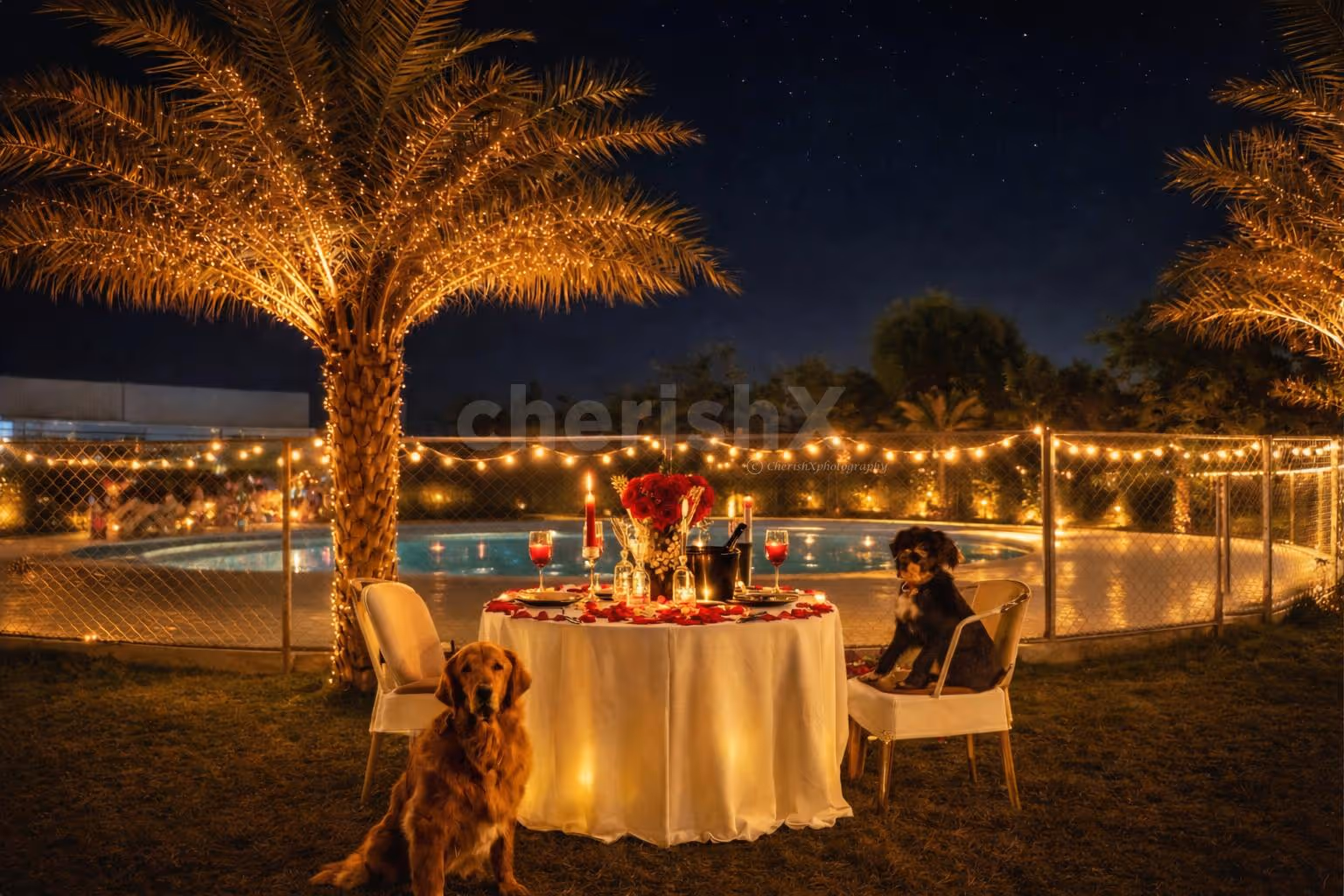Valentines Candlelight Dining with Dogs