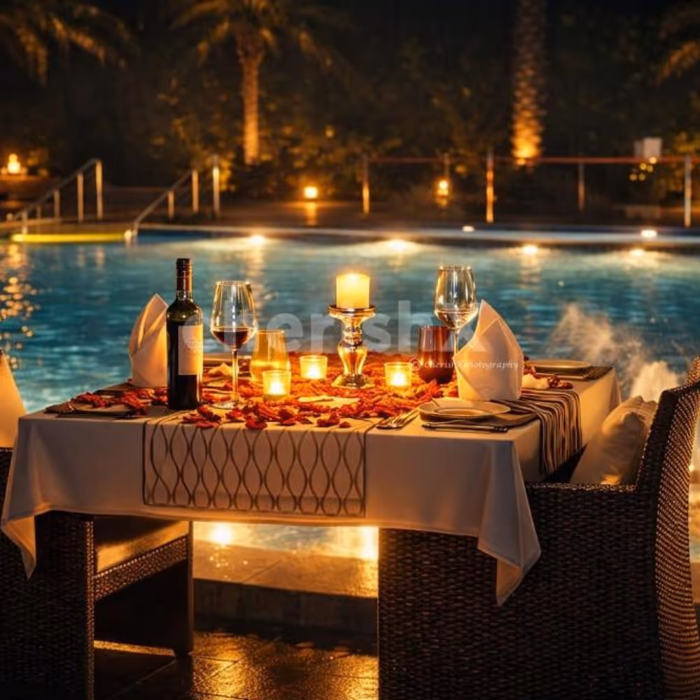 A Poolside Dining Experience at the Luxurious Umrao in Delhi.