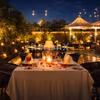 An intimate alfresco evening at The Lalit, CP — where candlelight meets city elegance