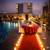 A private poolside escape under the stars at Sunday Hotels, Gurgaon — where romance meets rooftop luxury